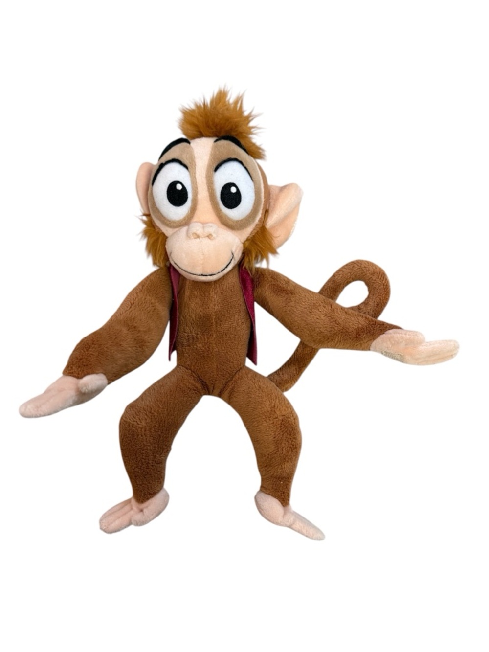 Vintage EUC Disney Aladdin Abu Plush Monkey Stuffed Animal Toy Disney Store